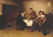 Edmund Blair Leighton The Prisoner oil painting on canvas